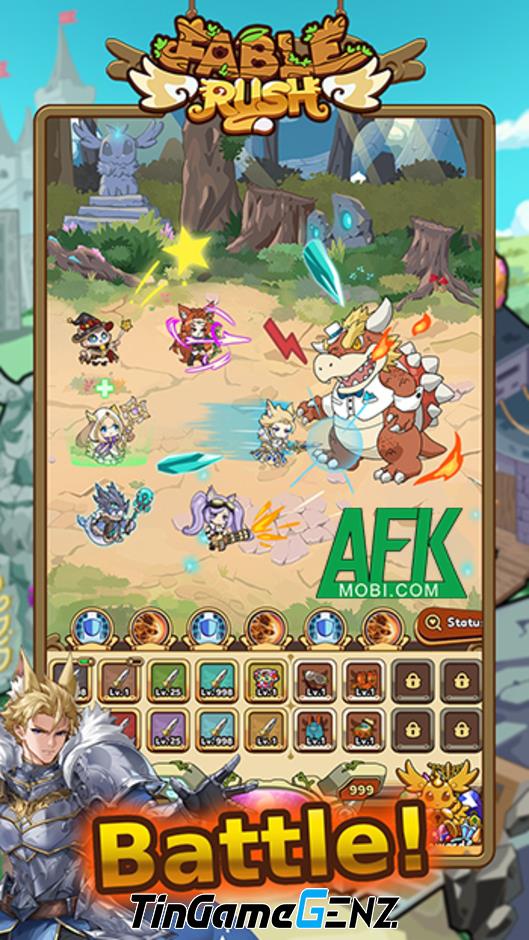 Khám Phá Cuộc Phiêu Lưu Hồi Sinh Vương Quốc Trong FableRush: Game AFK Idle RPG Đầy Kỳ Thú!