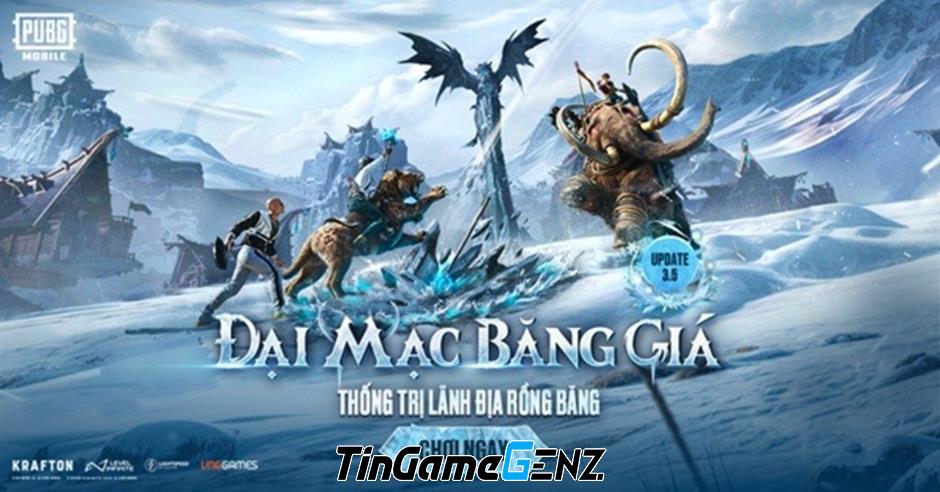 Khám Phá Đại Mạc Băng Giá: Cơ Hội Chinh Phục Trong PUBG Mobile Cập Nhật Phiên Bản 3.5!