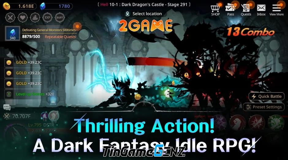 Khám Phá Dark Sword The Rising – Siêu Phẩm Game Idle ARPG Mới Chịu Đựng Đỉnh Cao!