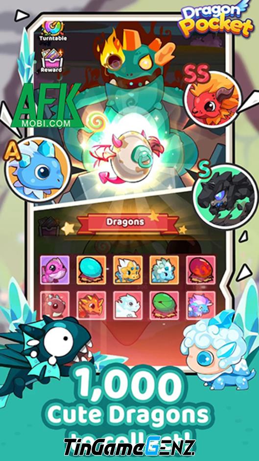 Khám Phá Dragon Pocket: Tập Hợp Đội Ngũ Rồng Ngộ Nghĩnh Trong Game Idle Nổi Bật!