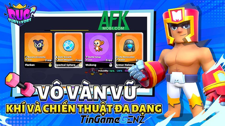 Khám Phá Duo Survivors: Trò Chơi Chiến Đấu Sinh Tồn Đỉnh Cao Dành Cho Cặp Đôi Game Thủ!
