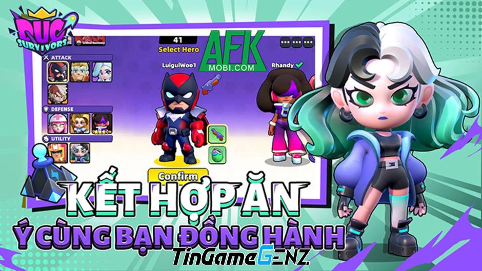Khám Phá Duo Survivors: Trò Chơi Chiến Đấu Sinh Tồn Đỉnh Cao Dành Cho Cặp Đôi Game Thủ!