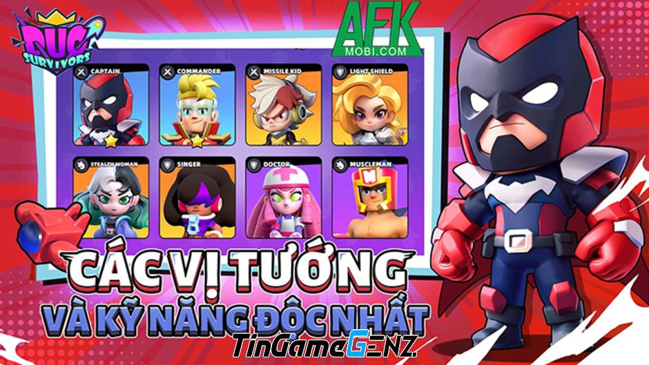 Khám Phá Duo Survivors: Trò Chơi Chiến Đấu Sinh Tồn Đỉnh Cao Dành Cho Cặp Đôi Game Thủ!