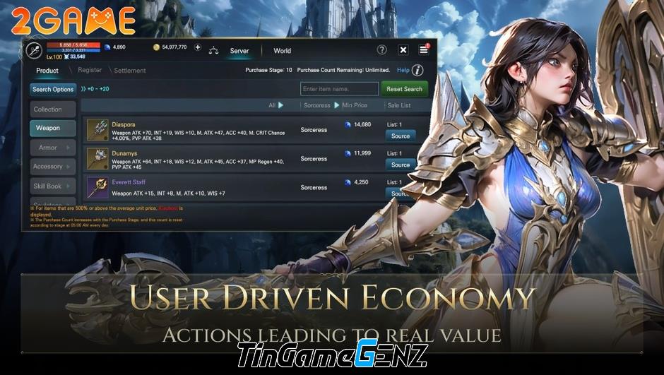 Khám Phá EOS Gold: Game MMORPG Đỉnh Cao Từ NEOWIZ Đang Khuấy Động Thế Giới Game!