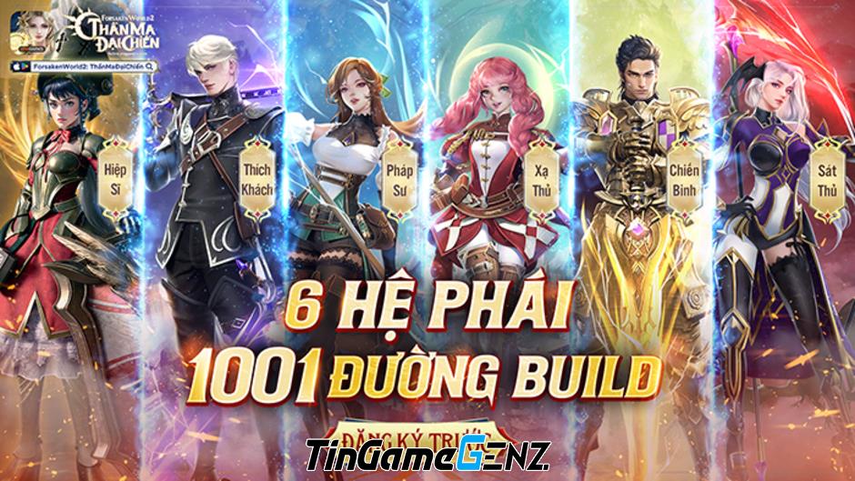 Khám Phá Forsaken World 2: 6 Hệ Phái Đặc Sắc & Hơn 1001 Lộ Trình Phát Triển Nhân Vật!