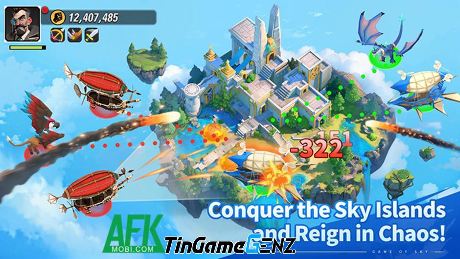 Khám Phá Game of Sky: Trò Chơi Mô Phỏng Chiến Thuật Mới Hấp Dẫn Từ Tập Đoàn IGG