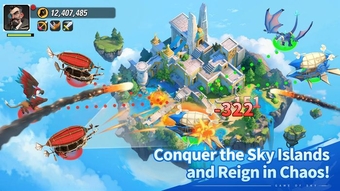 Khám Phá Game of Sky: Tựa Game Chiến Thuật Đầy Kỳ Thú Về Những Hòn Đảo Bay Trên Trời!