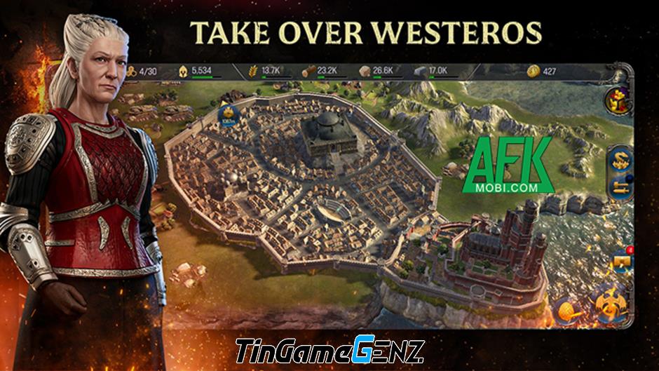 Khám Phá Game of Thrones: Dragonfire - Trải Nghiệm Chiến Thuật 4X Đậm Chất Trò Chơi Vương Quyền!
