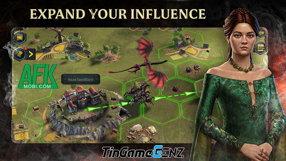 Khám Phá Game of Thrones: Dragonfire - Trải Nghiệm Chiến Thuật 4X Đậm Chất Trò Chơi Vương Quyền!