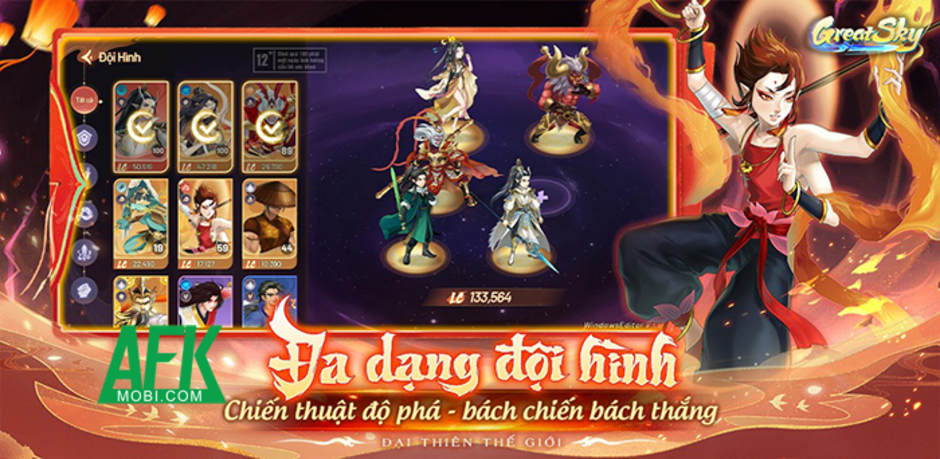 Khám Phá Great Sky: Đại Thiên Thế Giới - Game Đấu Tướng Đầy Hấp Dẫn Với Chủ Đề Đa Vũ Trụ Ra Mắt Tại Việt Nam!