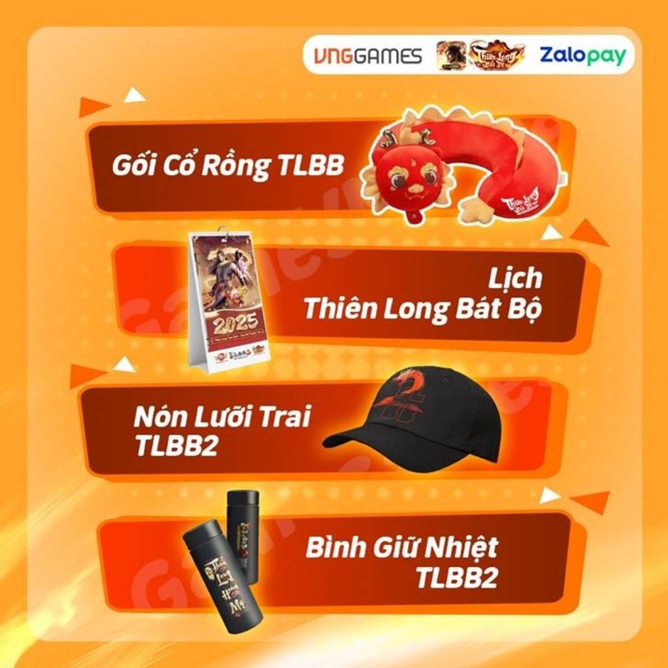 Khám Phá Hàng Ngàn Quà Tặng hấp dẫn từ Thiên Long Bát Bộ VNG Tại Đại Tiệc Zalopay Year End Fest 2024!