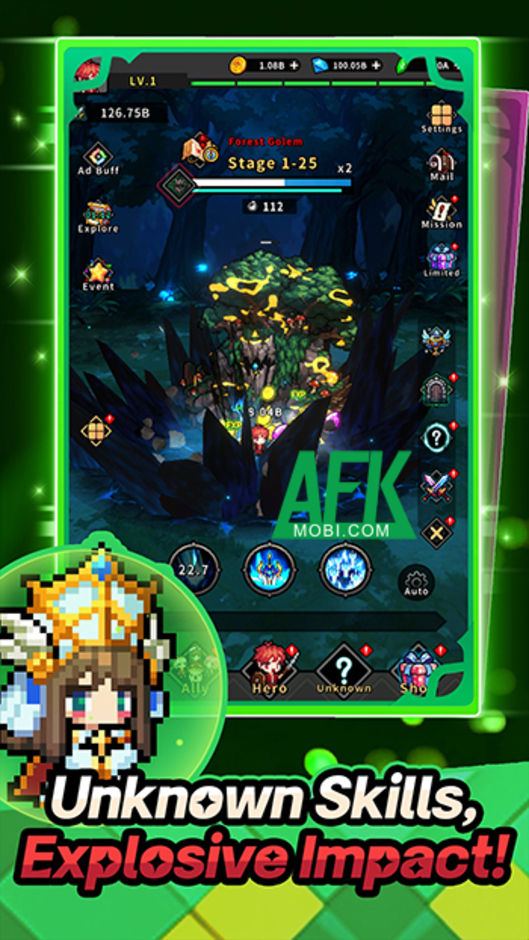 Khám Phá Hành Trình Chiến Đấu Kỳ Thú Trong Hidden Heroes: Fortune Dungeon - Game Nhàn Rỗi Đáng Chơi Nhất!