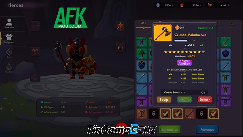 Khám Phá Hành Trình Cứu Rồng Trong Game AFK Dragon Warrior: Idle Quest!