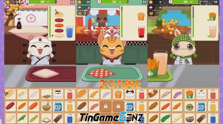 Khám Phá Kawaii Kitchen: Game Nấu Nướng Đơn Giản và Thú Vị Đang Gây Sốt!