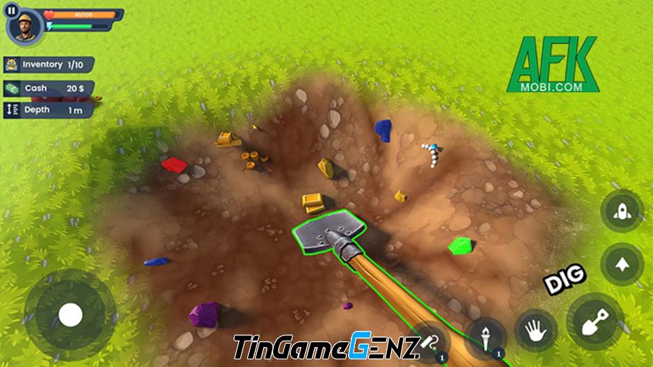 Khám Phá Kho Báu Ẩn Giấu: Trải Nghiệm Đào Đất Hấp Dẫn Trong Game Mô Phỏng Digging a Hole