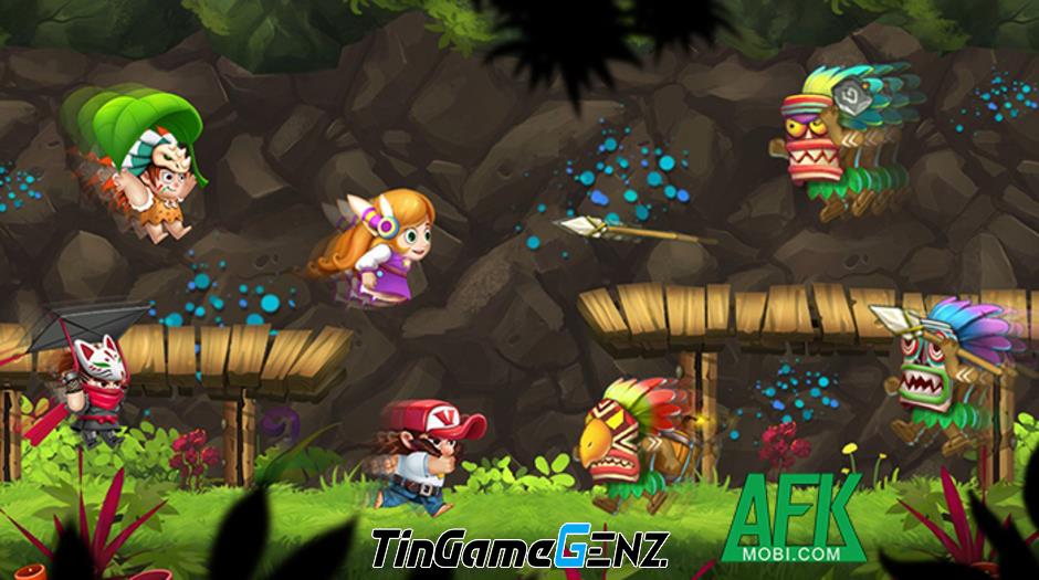 Khám phá khu rừng rậm kì bí với Super Jungle Jump