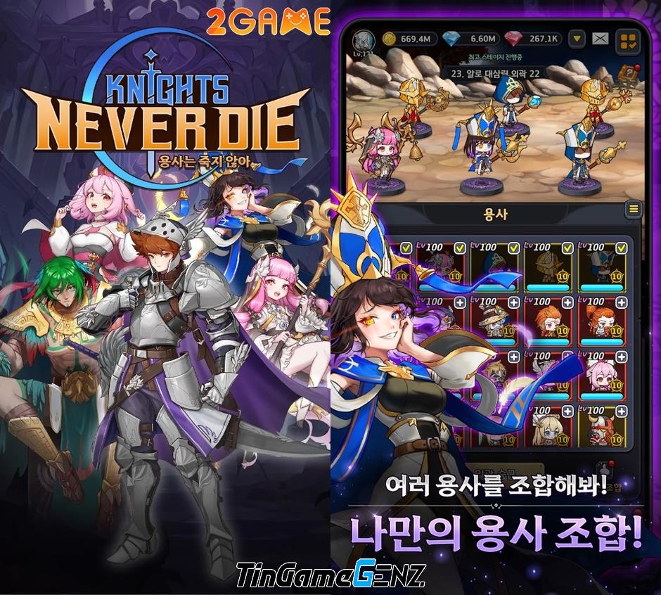 Khám Phá Knights Never Die: Siêu Phẩm RPG Đỉnh Cao Từ Hãng Game Highbrow Hàn Quốc