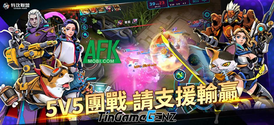 Khám Phá League of Aces: Game MOBA Khoa Học Viễn Tưởng Đầu Tiên Xuất Hiện Trên Di Động!