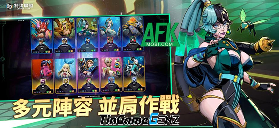 Khám Phá League of Aces: Game MOBA Khoa Học Viễn Tưởng Đầu Tiên Xuất Hiện Trên Di Động!