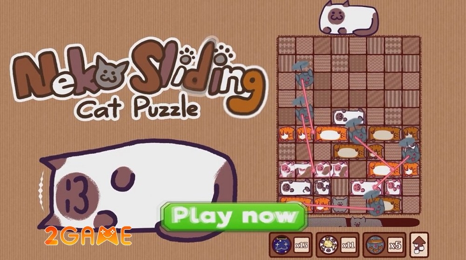 Khám Phá Neko Sliding: Cat Puzzle - Trải Nghiệm Giải Đố Thú Vị Giúp Xua Tan Căng Thẳng Với Những Chú Mèo Dễ Thương!