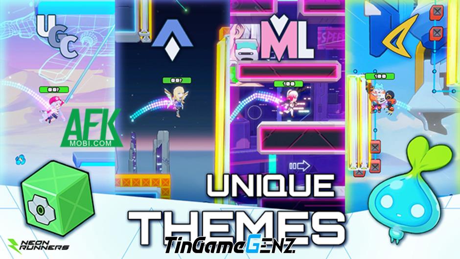 Khám Phá Neon Runners: Game Chạy Đua Platformer 2D Đầy Thách Thức với Super Coins!