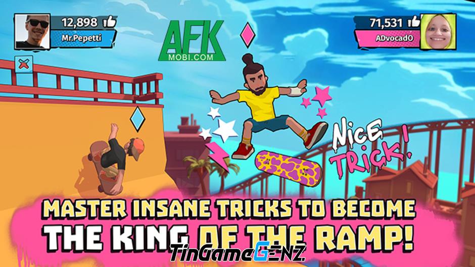 Khám Phá Những Cuộc Đua Trượt Ván Kịch Tính Trong Game Skate Crew: Vượt Qua Mọi Chướng Ngại Vật!