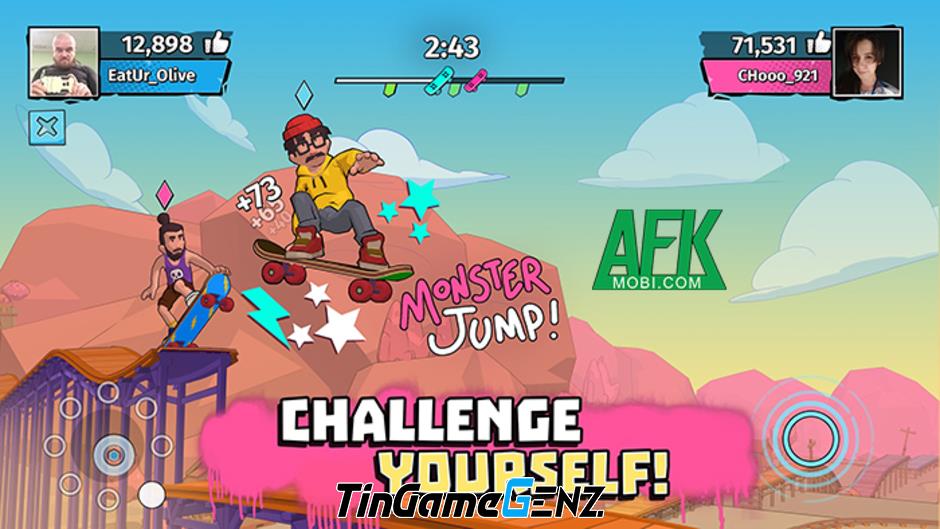 Khám Phá Những Cuộc Đua Trượt Ván Kịch Tính Trong Game Skate Crew: Vượt Qua Mọi Chướng Ngại Vật!