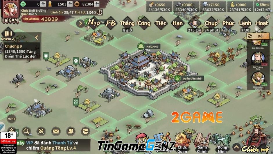 Khám Phá Những Tính Năng Nổi Bật Trong Phiên Bản Thử Nghiệm Game Clash of Han: Chiến Quốc Khám Phá Những Tính Năng Nổi Bật Trong Phiên Bản Thử Nghiệm Game Clash of Han: Chiến Quốc