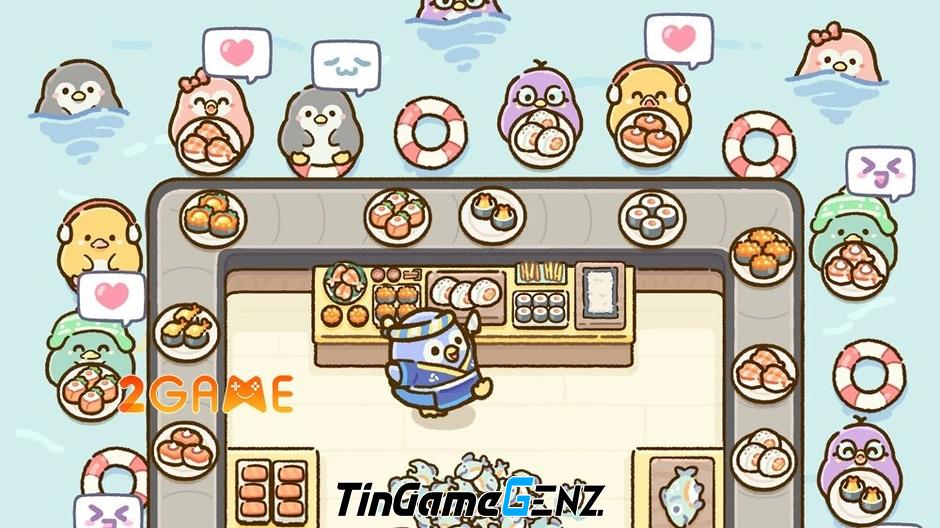 Khám Phá Penguin Sushi Bar: Trải Nghiệm Game Quản Lý Nhà Hàng Đầy Sáng Tạo và Dễ Thương!