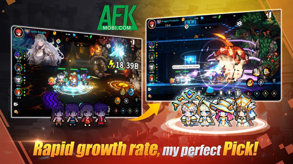 Khám Phá Pixel Heroic Legend – Idle Party: Hành Trình Phiêu Lưu Cùng Đội Hình Anh Hùng Pixel Đỉnh Cao!