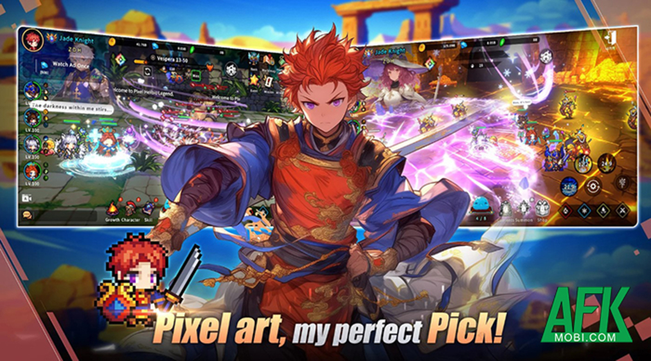 Khám Phá Pixel Heroic Legend – Idle Party: Hành Trình Phiêu Lưu Cùng Đội Hình Anh Hùng Pixel Đỉnh Cao!