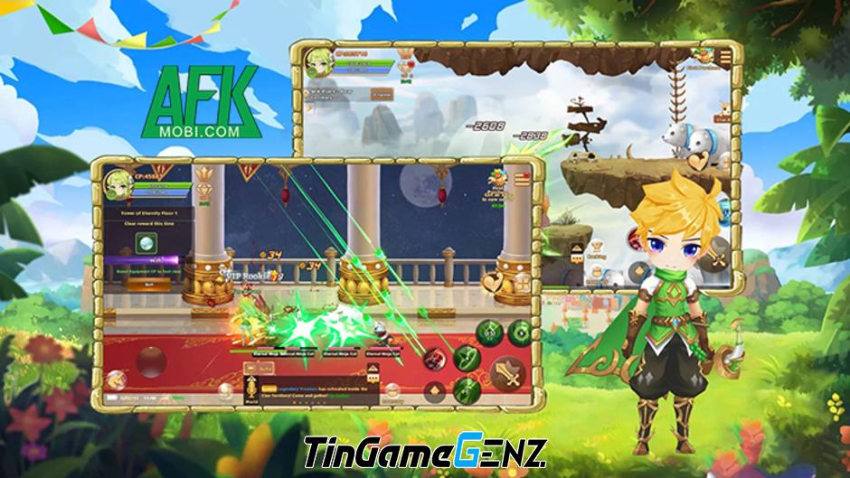 Khám Phá Rainbow Adventure: MMORPG 2.5D Đồ Họa Cuộn Cảnh Cổ Điển Hấp Dẫn!
