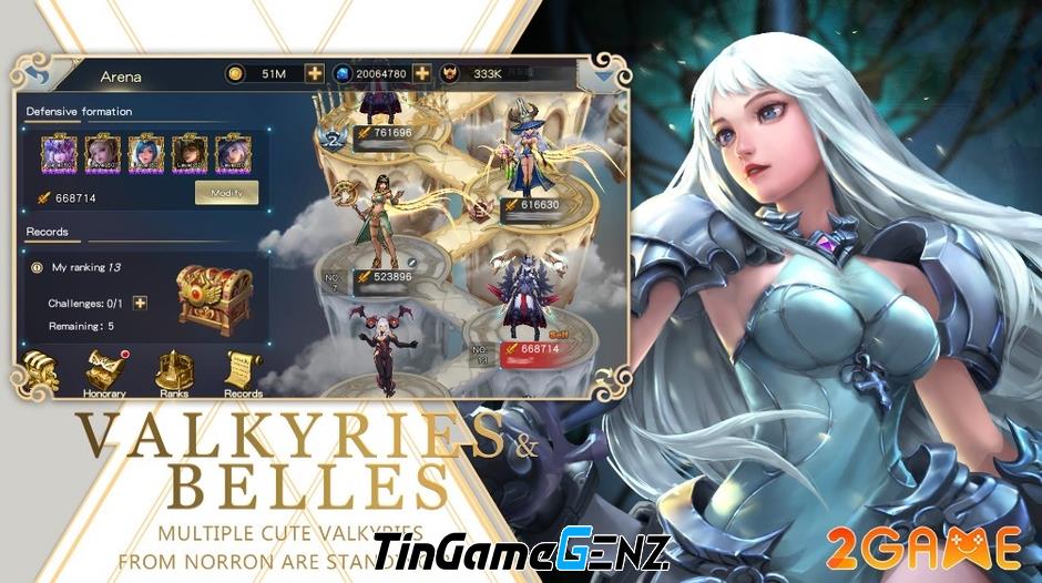 Khám Phá Rise Of Valkyries: Arena Heroes – Game Nhập Vai Cổ Điển Với Đồ Họa Mê Hoặc!