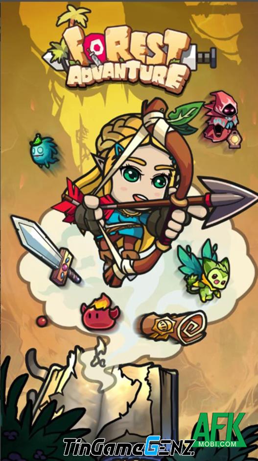 Khám phá rừng bí ẩn trong game Forest Adventure: Idle RPG