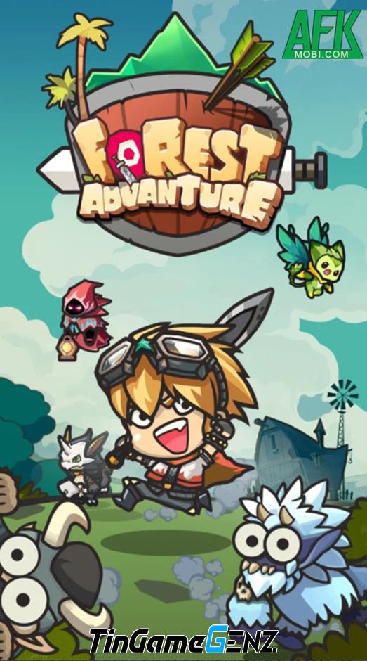 Khám phá rừng bí ẩn trong game Forest Adventure: Idle RPG