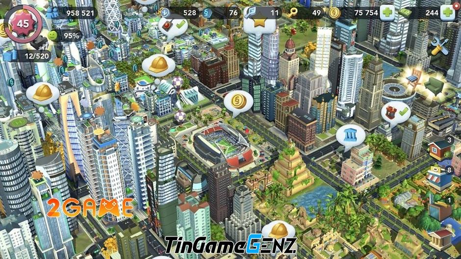 Khám Phá SimCity BuildIt: Kết Nối Cuộc Sống Thực Với Thế Giới Ảo Một Cách Đầy Sáng Tạo