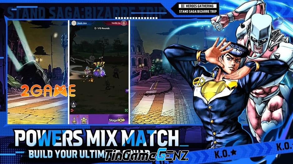 Khám Phá Stand Saga: Bizarre Trip - Trải Nghiệm Thẻ Bài Chiến Thuật Đỉnh Cao!