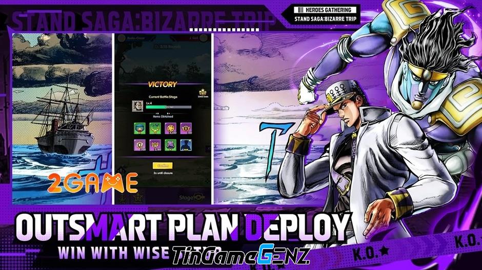 Khám Phá Stand Saga: Bizarre Trip - Trải Nghiệm Thẻ Bài Chiến Thuật Đỉnh Cao!
