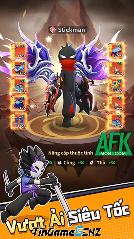 Khám Phá Stickman GO: Game Nhập Vai Nhàn Rỗi Mới Đang 'Làm Mưa Làm Gió' Tại Việt Nam!