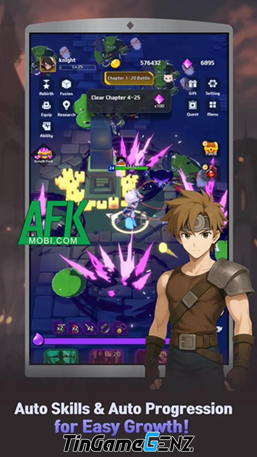 Khám Phá Sức Mạnh Vô Hạn Của Hiệp Sĩ Trong Game Nhàn Rỗi Arcane Knight: Idle RPG 