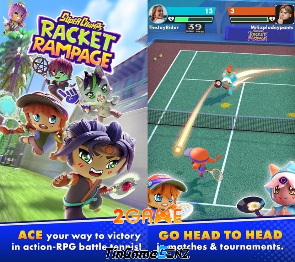 Khám Phá Super Champs: Racket Rampage - Trở Thành Huyền Thoại Sân Đấu Dành Cho Người Khổng Lồ!