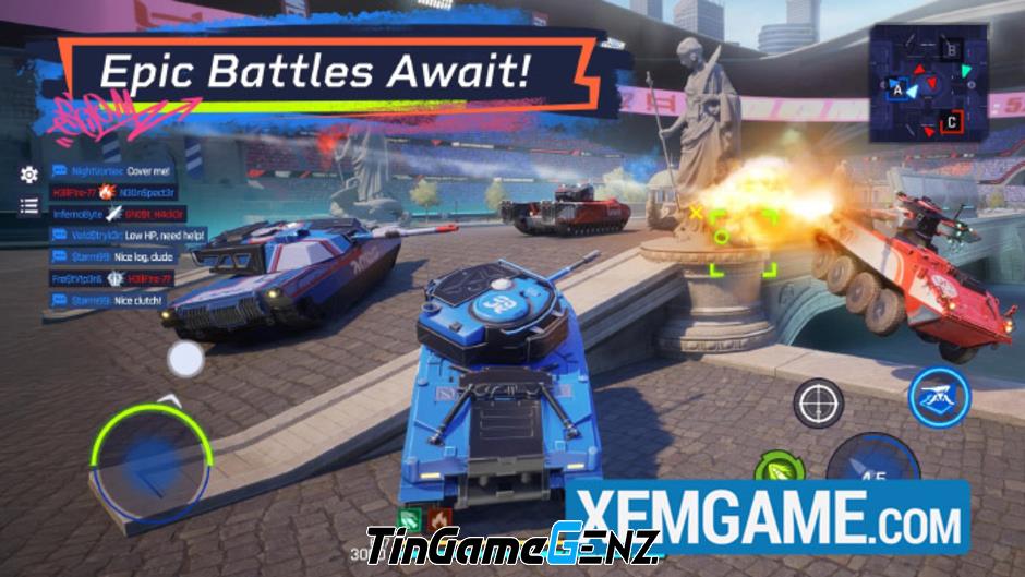 Khám Phá Tank-a-Boom: Game Đấu Tăng Đẹp Mắt Mới Nhất Đang Chờ Bạn Thử Ngay!