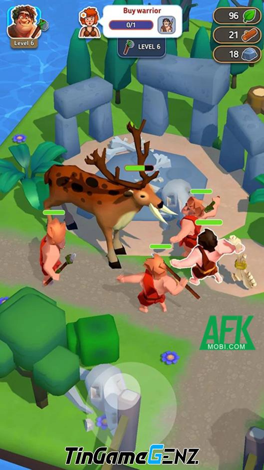 Khám phá thế giới cổ đại trong game Stone Age Survival