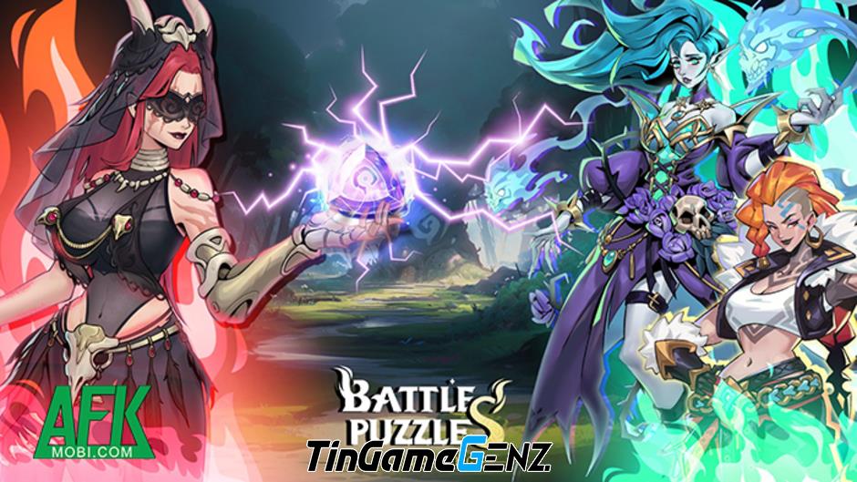 Khám phá thế giới fantasy huyền ảo trong game nhập vai giải đố Battle & Puzzles: Match-3 RPG