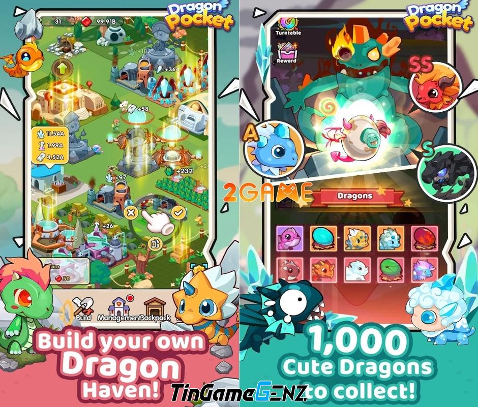 Khám Phá Thế Giới Rồng Đáng Yêu trong Game Dragon Pocket: Phiêu Lưu Đầy Hấp Dẫn!