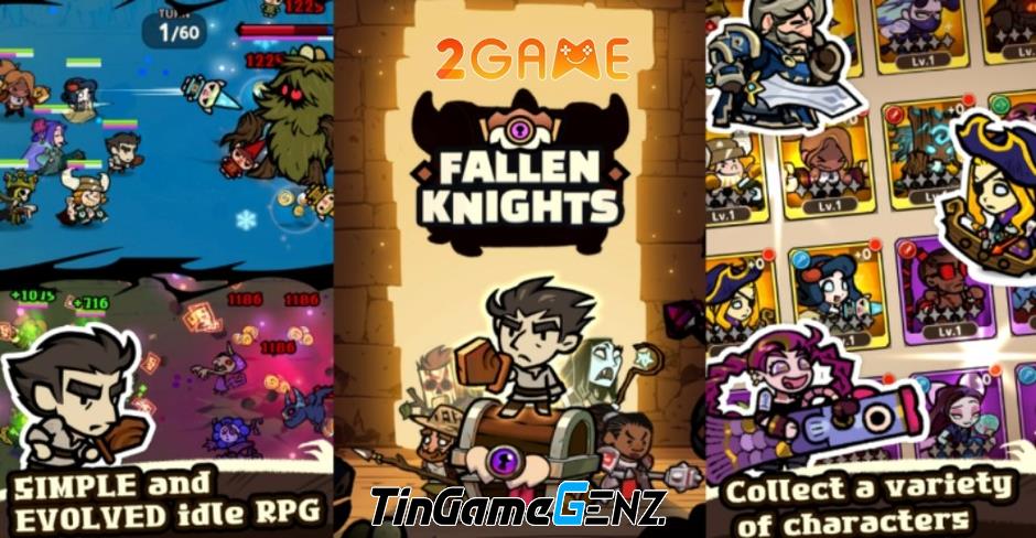 Khám phá thế giới thần thoại cổ tích trong game Fallen Knights Idle RPG