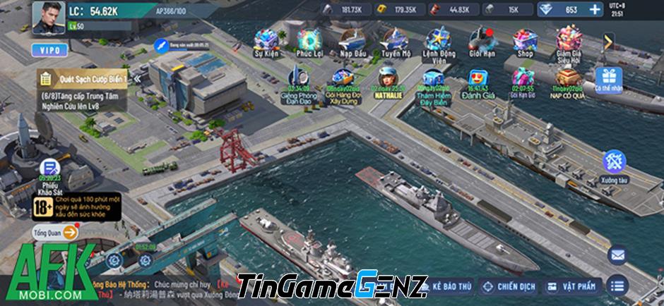 Khám Phá Trải Nghiệm Liên Minh Chiến Hạm: Tam Cực - Xây Dựng Hải Quân Hùng Mạnh trong Thế Giới Game
