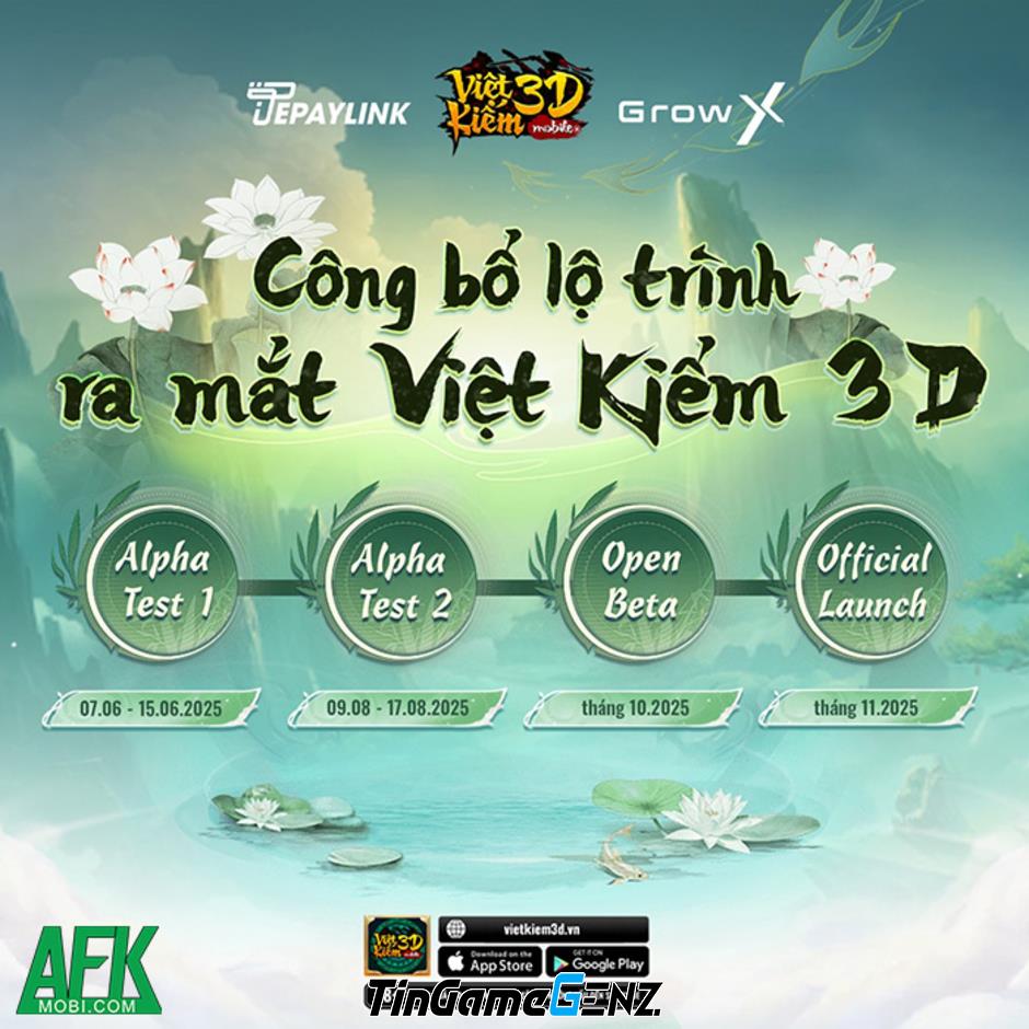 Khám Phá Việt Kiếm 3D Mobile: Game MMORPG Đậm Chất Việt Sắp Ra Mắt Thử Nghiệm Vào Tuần Tới!
