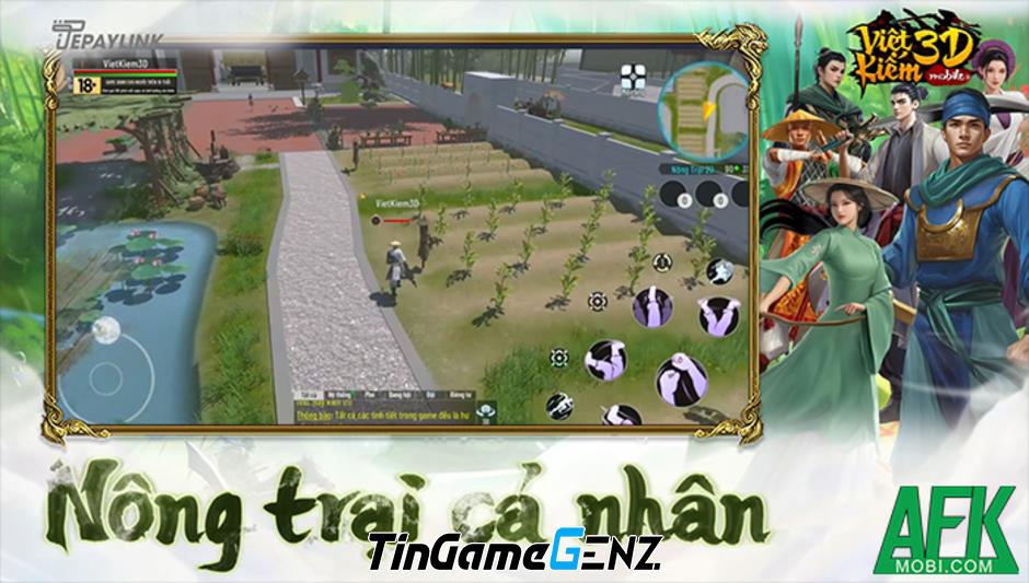 Khám Phá Việt Kiếm 3D Mobile: Game MMORPG Đậm Chất Việt Sắp Ra Mắt Thử Nghiệm Vào Tuần Tới!