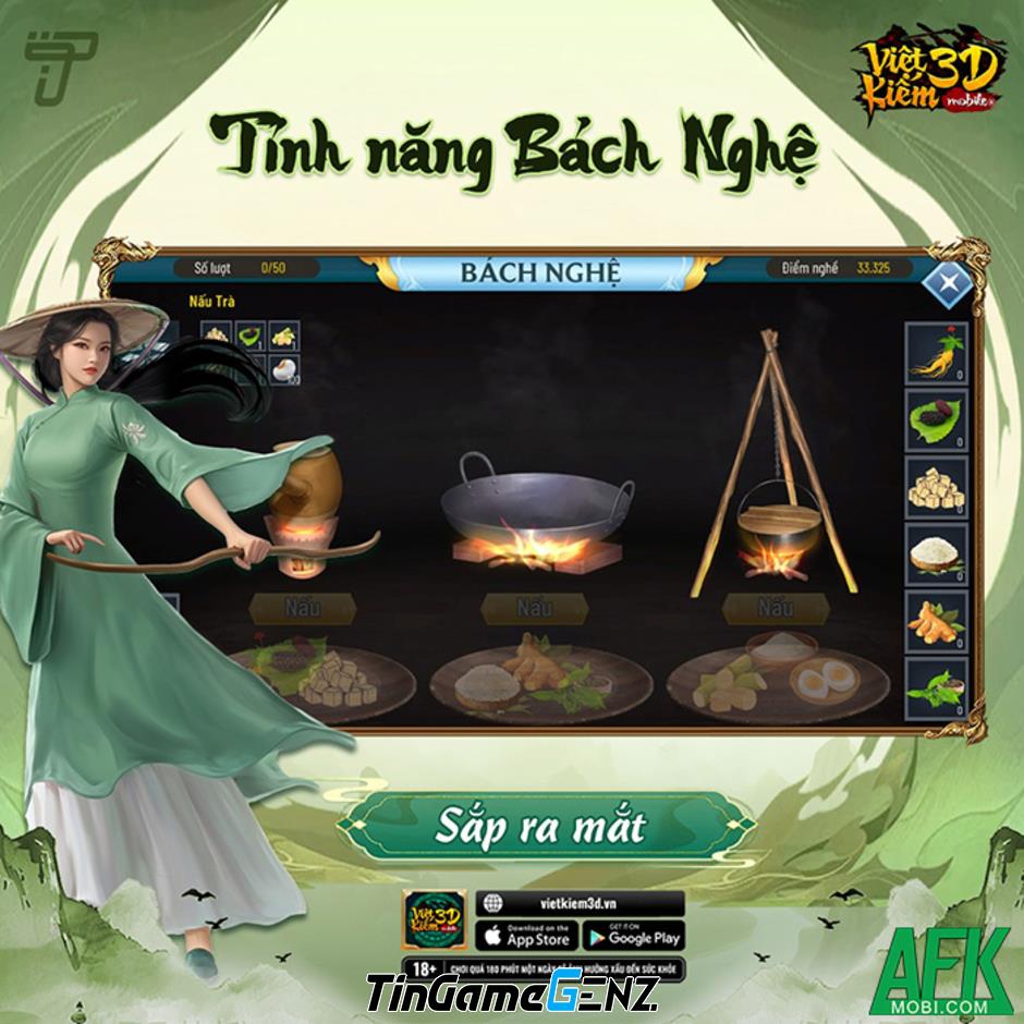 Khám Phá Việt Kiếm 3D Mobile: Game MMORPG Đậm Chất Việt Sắp Ra Mắt Thử Nghiệm Vào Tuần Tới!